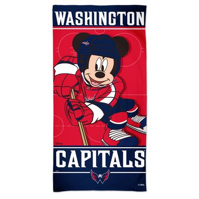 WinCraft Washington Capitals 30'' x 60'' Team Disney Spectra Beach Towel