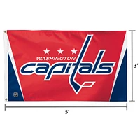 WinCraft Washington Capitals Deluxe Drapeau 3 pi x 5 pi