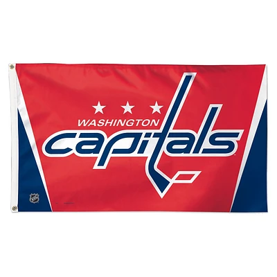 WinCraft Washington Capitals Deluxe Drapeau 3 pi x 5 pi