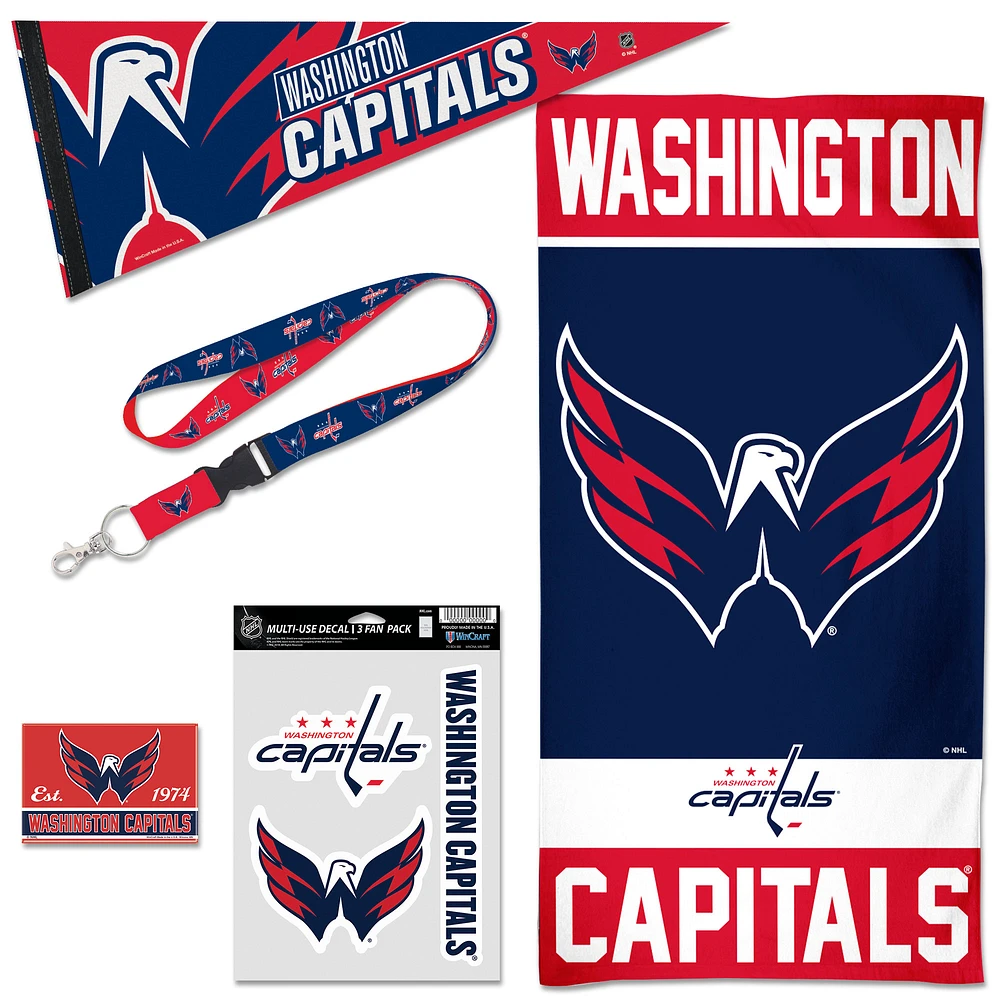 WinCraft Washington Capitals House Fan Accessories Pack