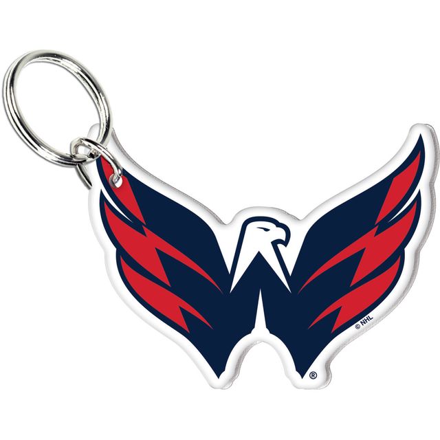 WinCraft Washington Capitals Team Logo Porte-clés Acrylique Premium