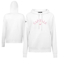 Women's Levelwear  White Washington Capitals Mother's Day Adorn Pullover Hoodie