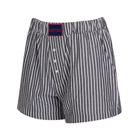 Women's Concepts Sport  Charcoal Washington Capitals Two-Pack Boxer Shorts Set