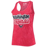 Ensemble débardeur et short à dos nageur Billboard des Capitals de Washington Concepts Sport pour femme, rouge