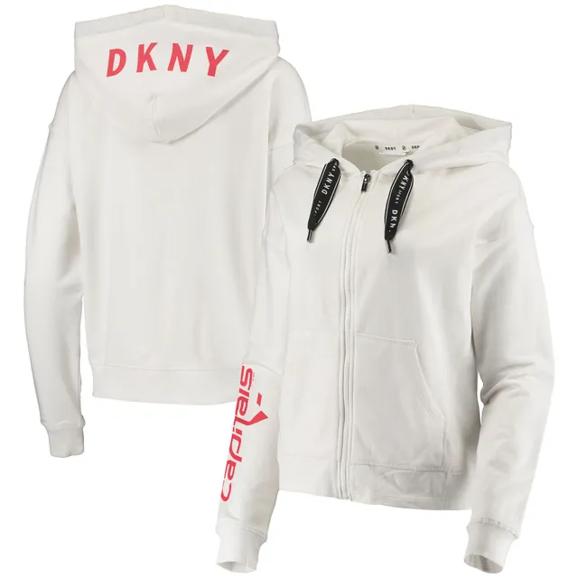 Lids New Orleans Saints DKNY Sport Women's Zoey Crop Full-Zip Hoodie -  Black