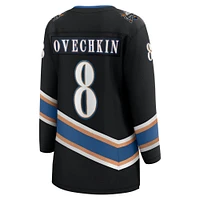 Women's Fanatics Alexander Ovechkin Black Washington Capitals Alternate 50th Anniversary Premier Breakaway Player Jersey