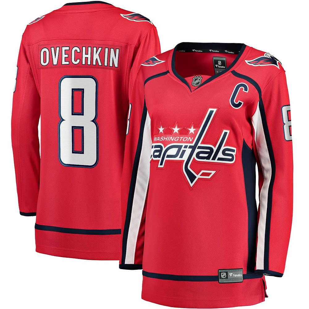 Fanatiques pour femmes de marque Alexander Ovechkin Red Washington Capitals Breakaway - Maillot joueur