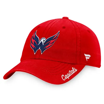 Washington Capitals Fanatics Branded Women's Primary Logo Adjustable Hat - Red