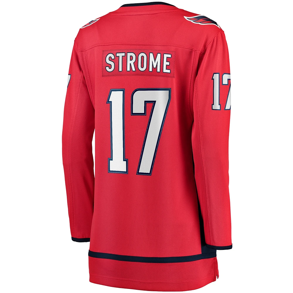 Women's Fanatics Dylan Strome Red Washington Capitals Home Breakaway Player Jersey