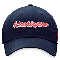 Casquette réglable bleu marine Fanatics Breakaway des Capitals de Washington pour femmes