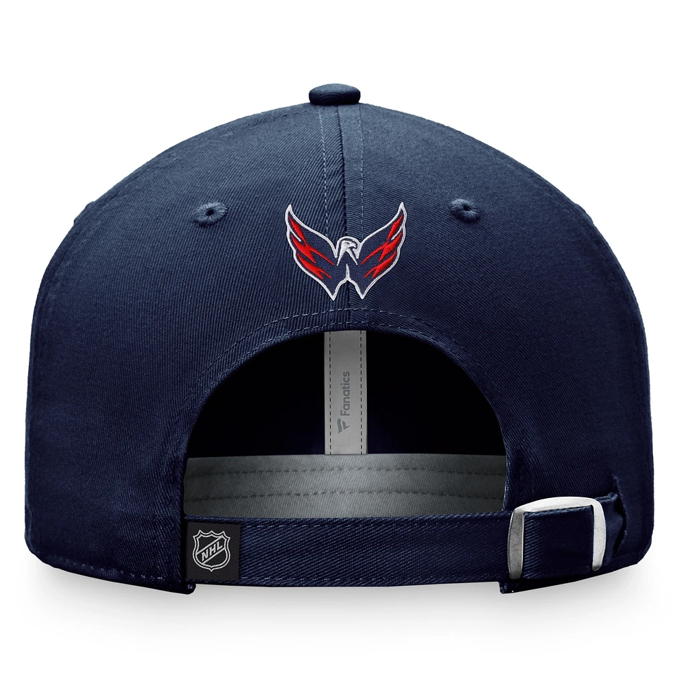 Casquette réglable bleu marine Fanatics Breakaway des Capitals de Washington pour femmes