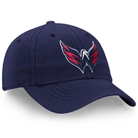 Casquette ajustable avec logo principal Fanatics Navy Washington Capitals Core pour femmes