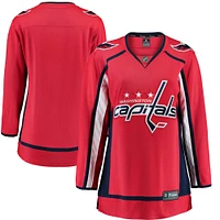 Fanatiques pour femmes de marque Red Washington Capitals Breakaway Home - Maillot vierge