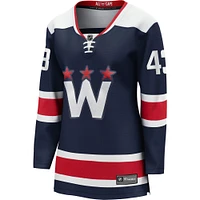 Fanatics pour femmes Tom Wilson bleu marine Washington Capitals Alternate Premier Breakaway Player - Maillot