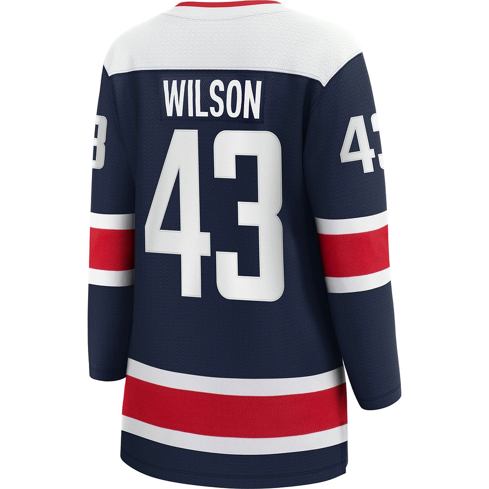 Women's Fanatics Tom Wilson Navy Washington Capitals Alternate Premier Breakaway Player Jersey