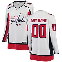 Women's Fanatics White Washington Capitals Breakaway - Custom Jersey