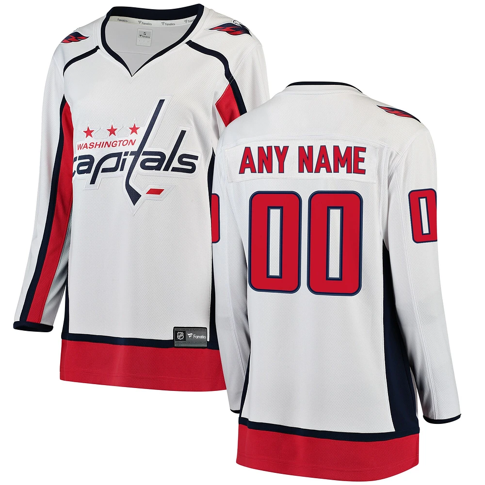 Women's Fanatics White Washington Capitals Breakaway - Custom Jersey