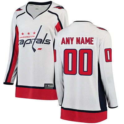 Women's Fanatics White Washington Capitals Breakaway - Custom Jersey