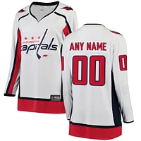 Women's Fanatics White Washington Capitals Breakaway - Custom Jersey