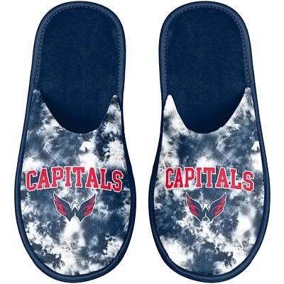 Women's FOCO Washington Capitals Iconic Logo Scuff Slippers