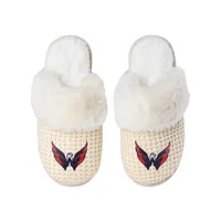 Women's FOCO Washington Capitals Open Back Slippers