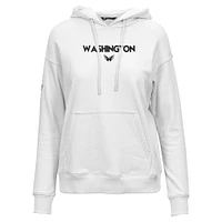 Sweat à capuche blanc Washington Capitals Adorn City Capsule pour femme Levelwear