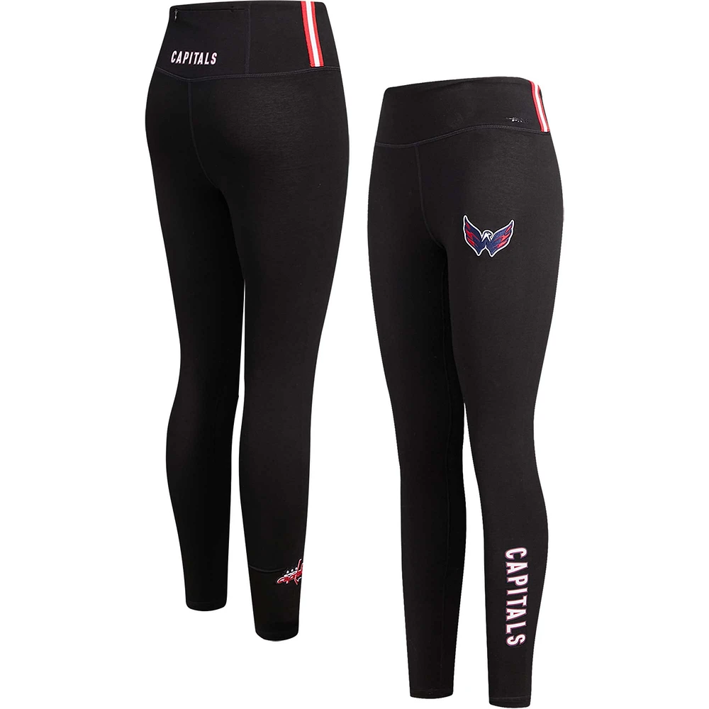 Women's Pro Standard Black Washington Capitals Classic Jersey Leggings