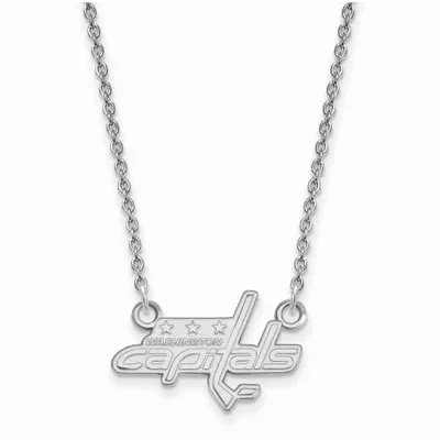 Washington Capitals Women's Sterling Silver Small Pendant Necklace