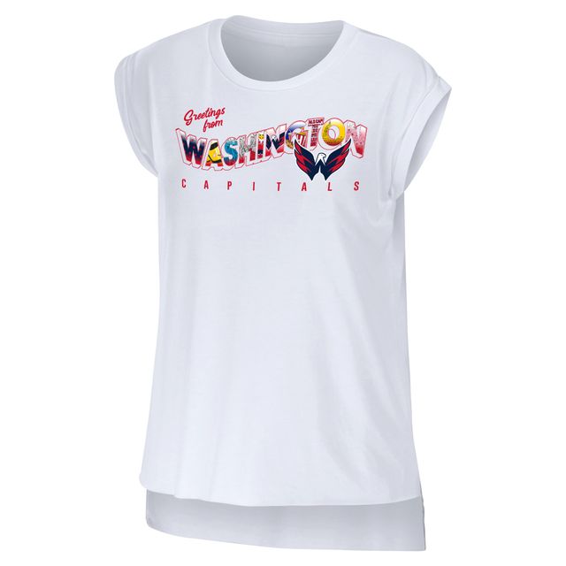 WEAR by Erin Andrews Women's WEAR by Erin Andrews White Colorado Avalanche  Greetings From Muscle T-Shirt