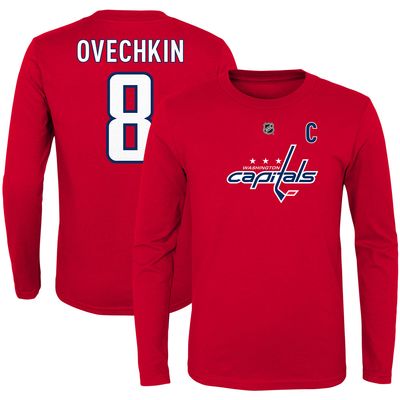 Youth Fanatics Branded Alexander Ovechkin Red Washington Capitals Replica  Player Jersey