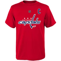 Junior Alexander Ovechkin Red Washington Capitals Nom et numéro du joueur - T-shirt