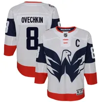 Outerstuff NHL Youth '22-'23 Stadium Series Washington Capitals Alex Ovechkin #8 Premier Jersey, Boys', Small/Medium