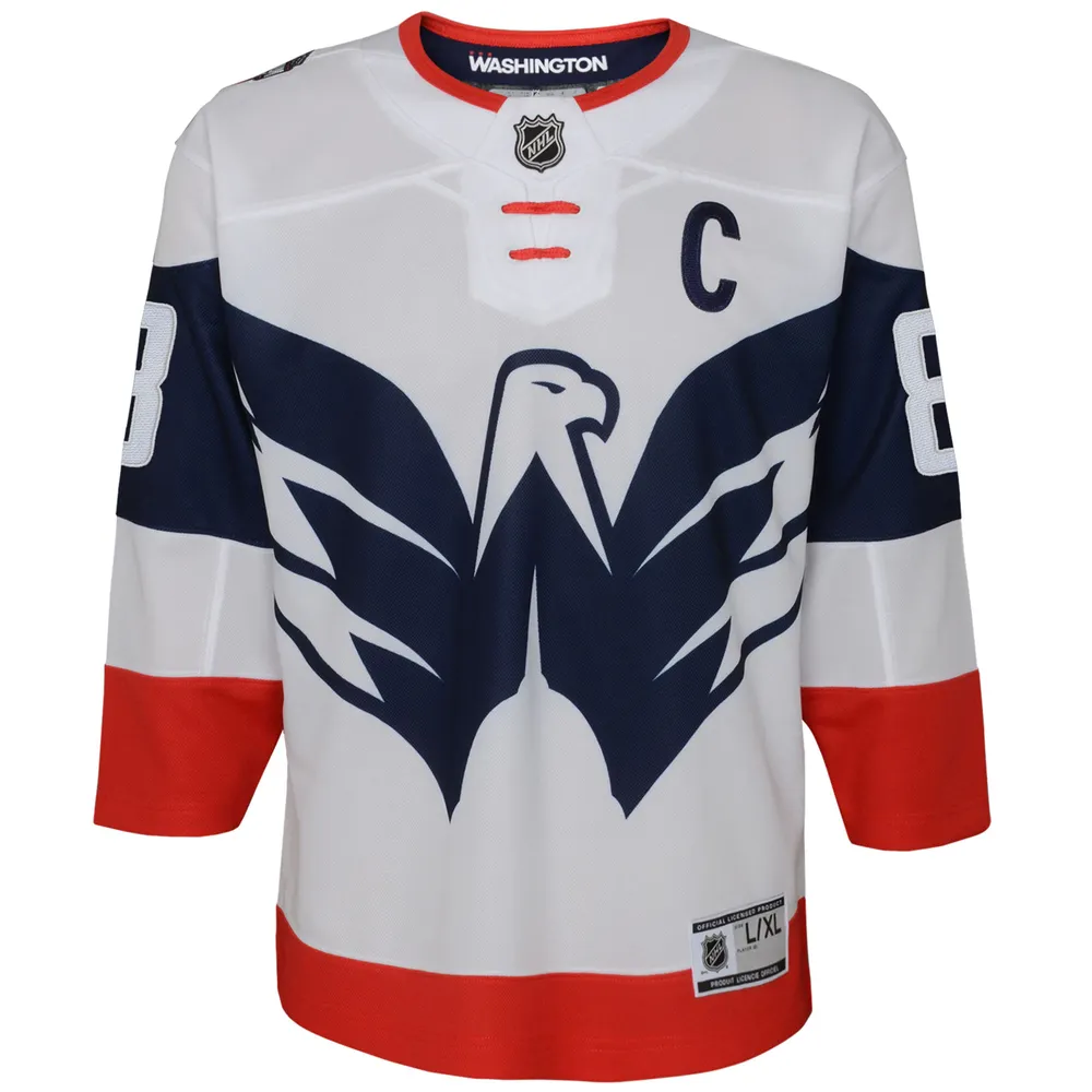 Washington Capitals NHL Hockey Jersey All Caps Fanatics Sz Large