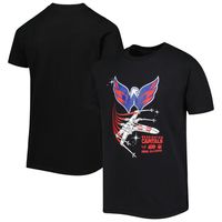 Youth Black Washington Capitals Rebel Alliance T-Shirt