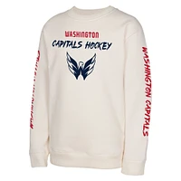 Youth Cream Washington Capitals Star Power Pullover Sweatshirt