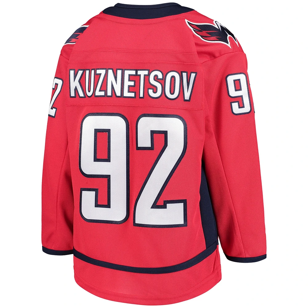 Youth Evgeny Kuznetsov Red Washington Capitals Home Premier Player Jersey