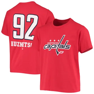 Evgeny Kuznetsov Washington Capitals Fanatics Branded Youth Underdog Name & Number T-Shirt - Red