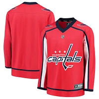 Youth Fanatics Red Washington Capitals Home Replica Blank Jersey