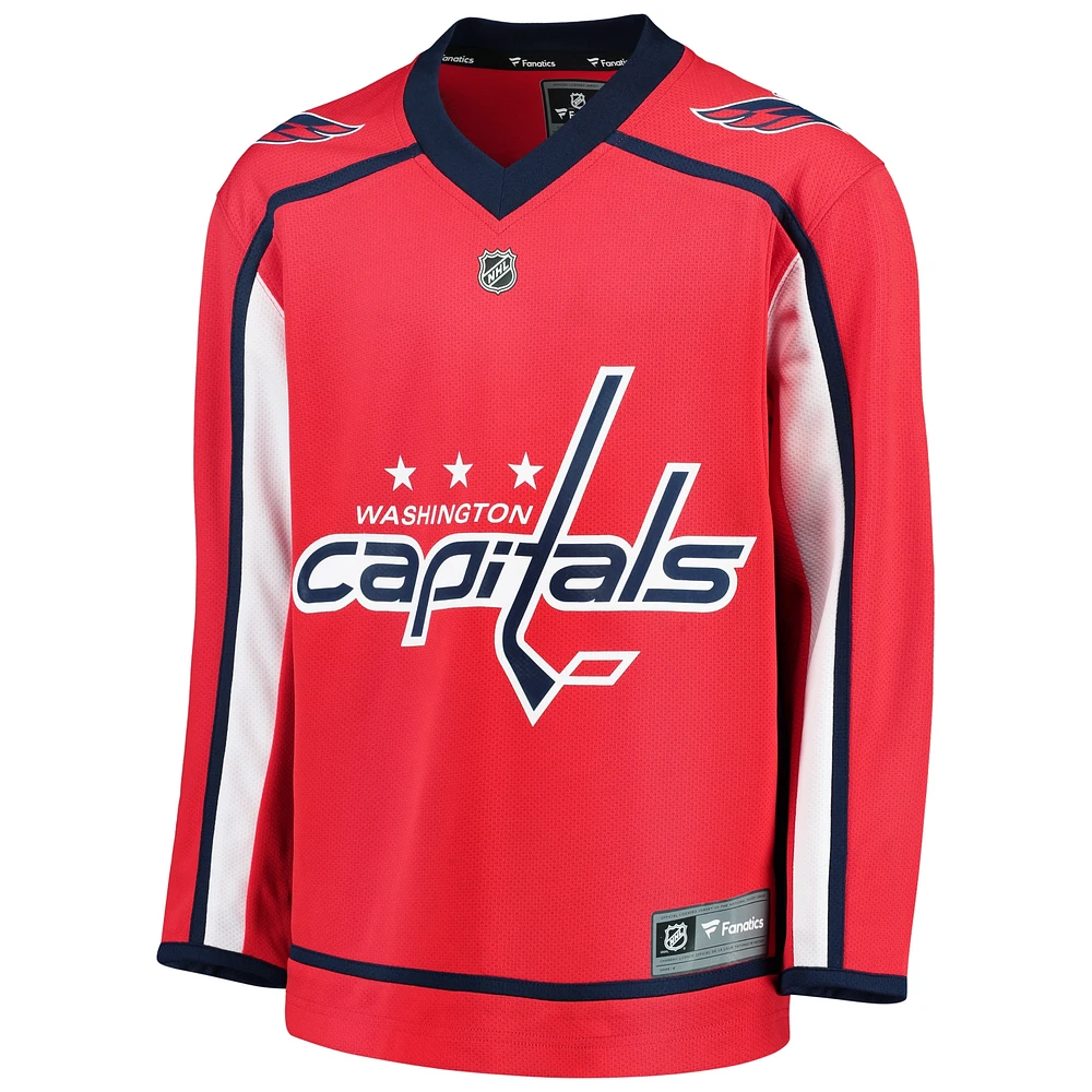 Youth Fanatics Red Washington Capitals Home Replica Blank Jersey