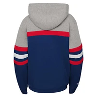 Chandail à capuchon d'entraîneur-chef des Capitals de Washington Mitchell & Ness pour jeunes, bleu marine