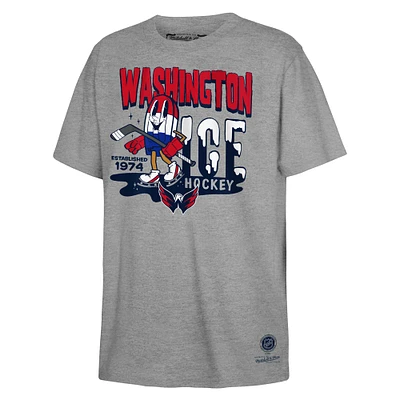 T-shirt gris Popsicle des Capitals de Washington Mitchell & Ness pour jeunes