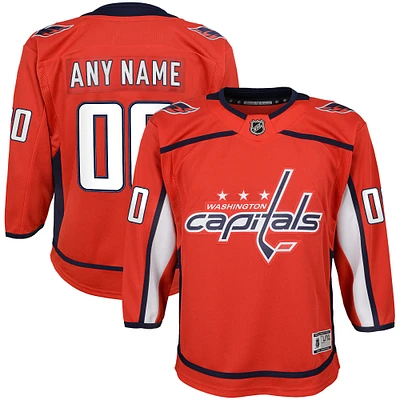 Youth Red Washington Capitals 2020/21 Home - Custom Premier Jersey