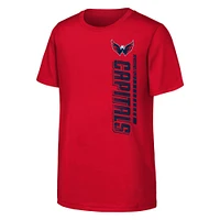 T-shirt rouge Atmosphere pour jeunes des Washington Capitals