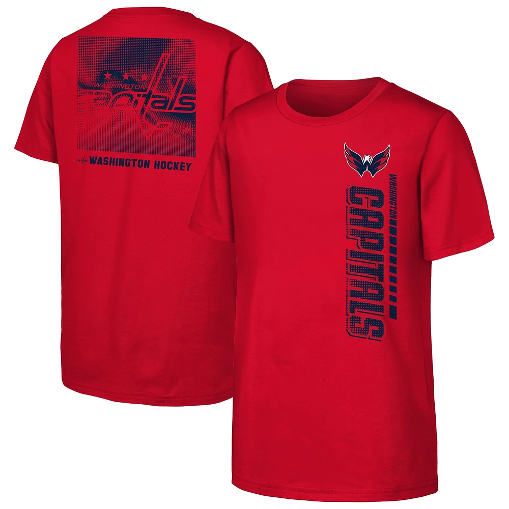 T-shirt rouge Atmosphere pour jeunes des Washington Capitals