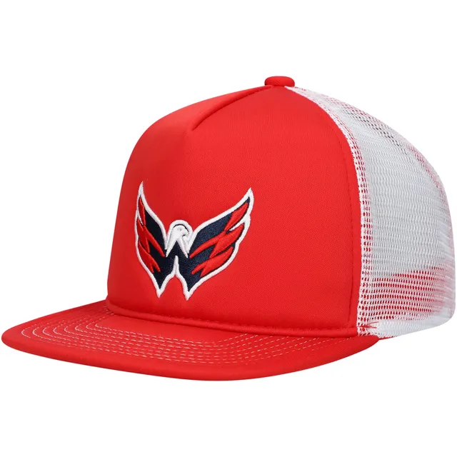 47 Brand Men's Red Washington Capitals Block Arch Hitch Snapback