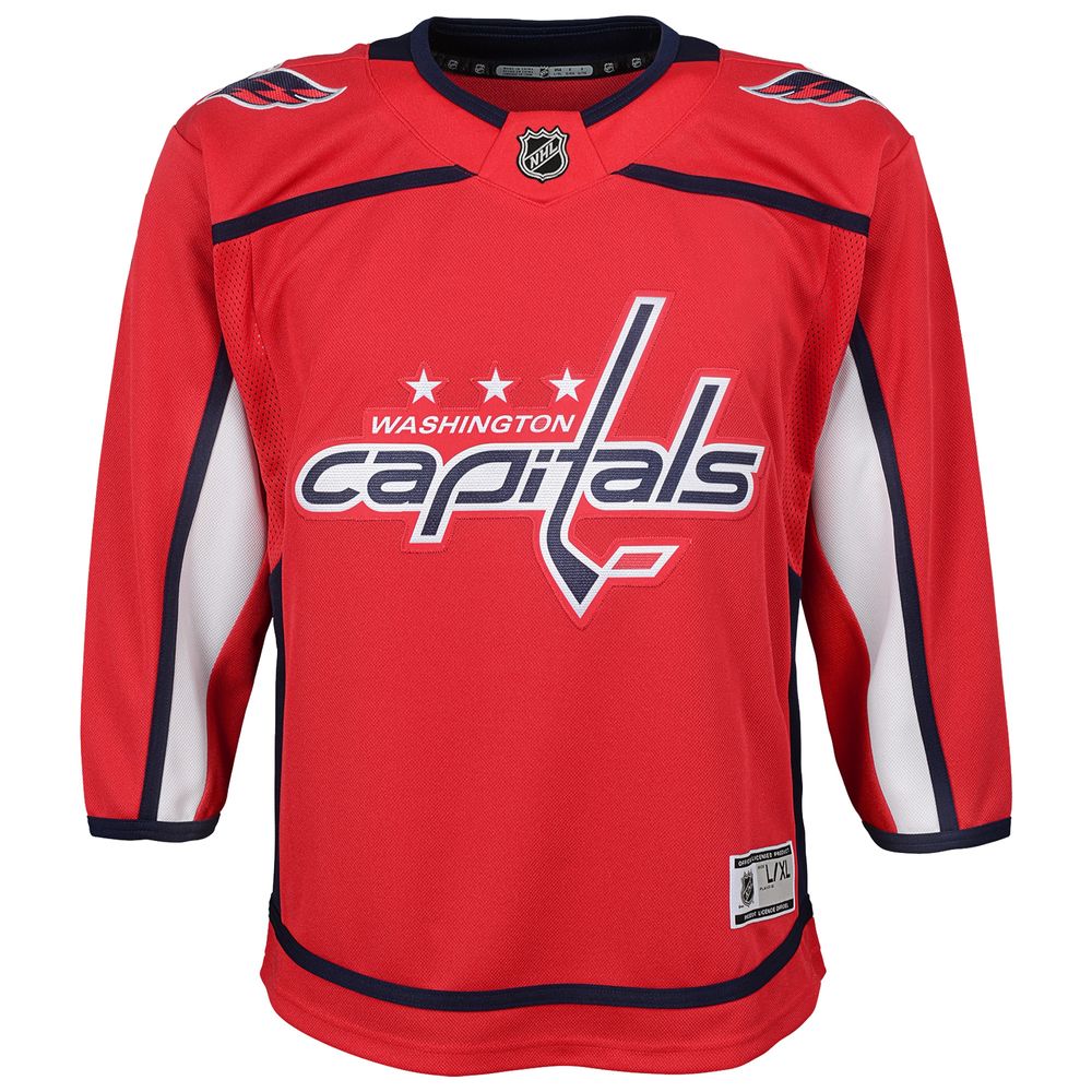 Youth Red Washington Capitals Home Blank Premier Jersey