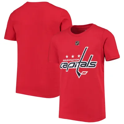 Washington Capitals Youth Primary Logo T-Shirt - Red