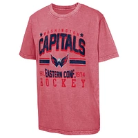 T-shirt court rouge pour jeunes des Washington Capitals