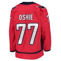 Maillot TJ Oshie des Capitals de Washington rouge pour jeune