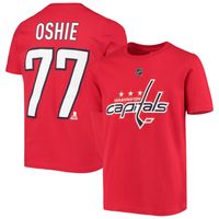 Youth TJ Oshie Red Washington Capitals Player Name & Number T-Shirt